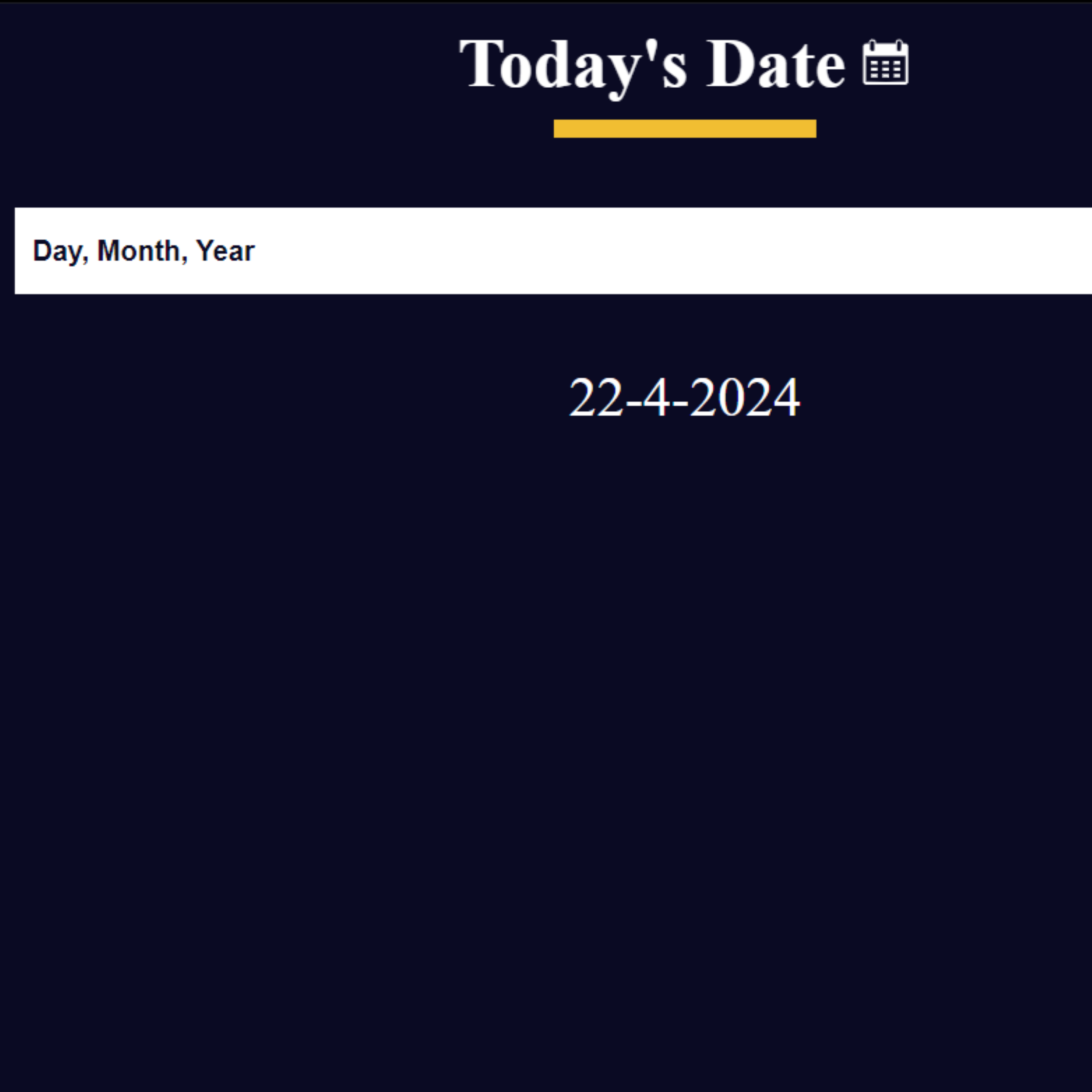 Date Formatter Screenshot